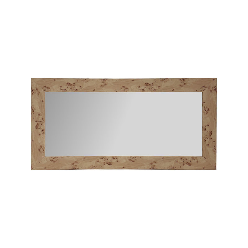 Burled Wall Mirror, 48" x 24"
