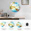 "Lake Scene", horloge murale en verre-1649730882