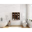 Armoire de rangement murale avec tablettes ouvertes-1773571566