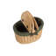 Wicker Lidded Picnic Hamper Basket with Lining-1037135121