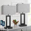 Ensemble de 2 lampes de table 22 po pour chambre à coucher-117646564-117646560