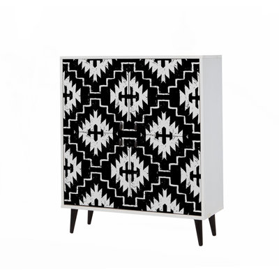 Aleshanee 4 -Door 4 -Shelf