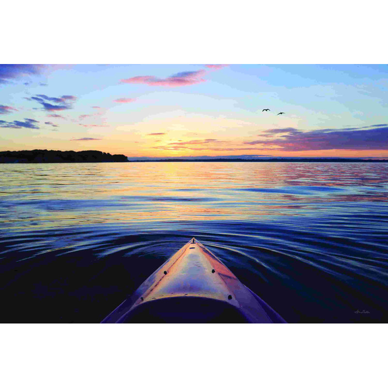 Kayak sur la baie française, H 32 po x l 48 po