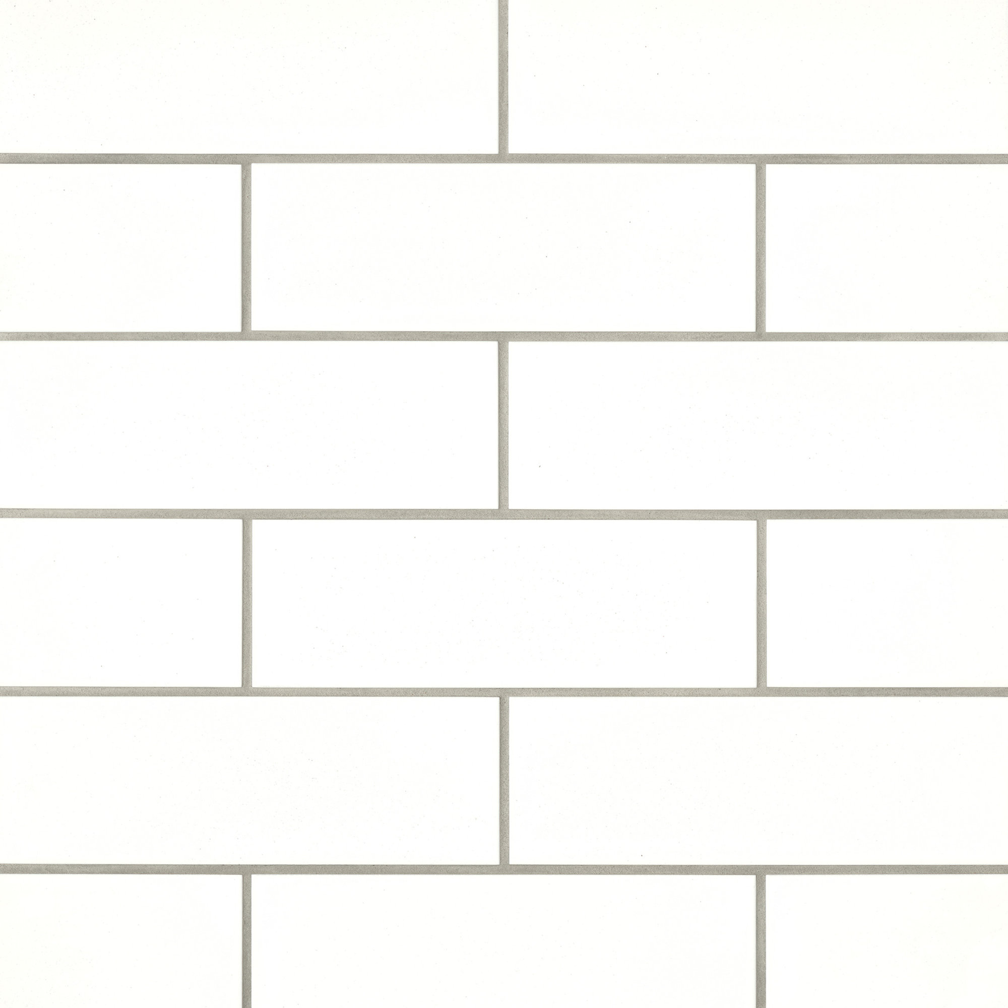 Grace 4" x 12" Ceramic Subway Tile, Bianco