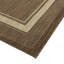 Wyrick Brown Border Patio Indoor/Outdoor Area Rug-1103005080