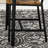 2 - Person Dining Table Set,Modern Style 3 Pieces Counter Height Bar With 2 High Back Dining Chairs For Small Space-494759006