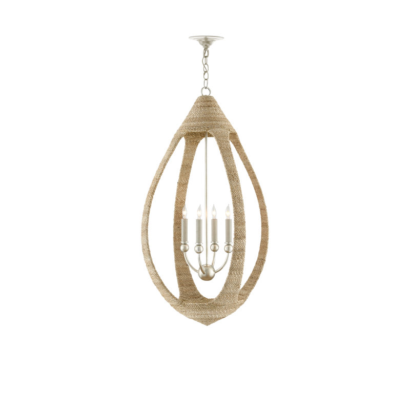 Menorca 4 - Light Rope Dimmable Geometric Chandelier