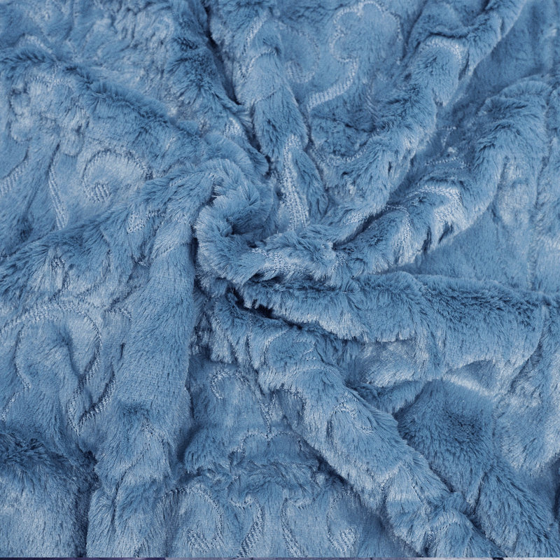 Throw Blanket, Blue, 127cm W x 152.4cm L
