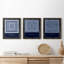 Indigo Tile IV - ensemble de 3 impressions sur toile encadrées-1875451992-1875451998