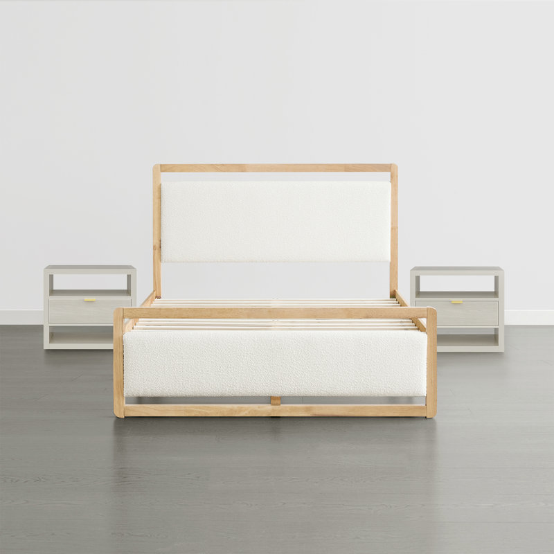 Ensemble de chambre à coucher, Grand lit, White