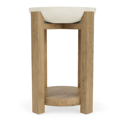 Akash Round End Table
