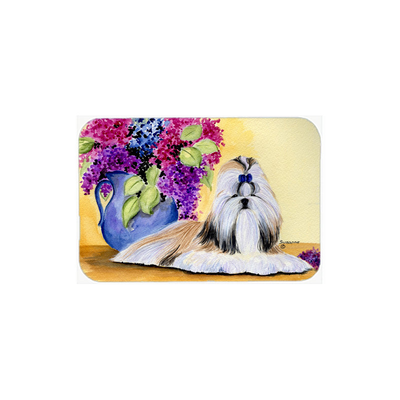 Planche à découper en verre Shih Tzu