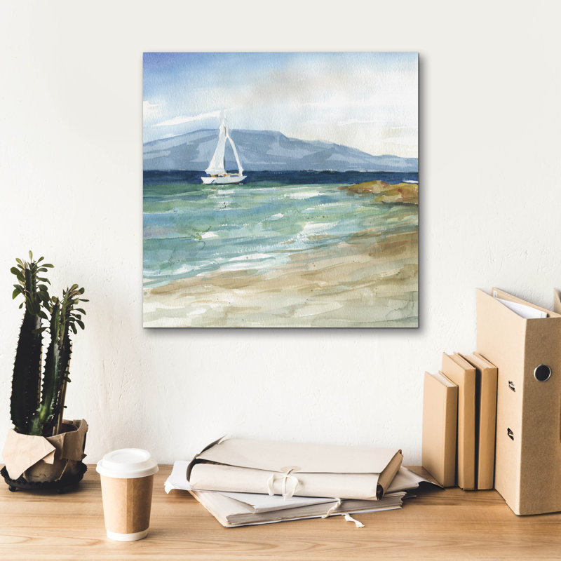 «Come Sail Away» par Carol Robinson, H 18 po x l 18 po x P 0,75 po