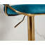 Tabouret de bar réglable en velours moderne avec comptoir pivotant à 360 degrés-1372577635