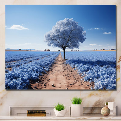 «Mon monochrome jaune et arbre gris symphonie X», reproduction sur toile