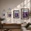 Lavender Fields Botanical - Framed Print-837048568-837048572