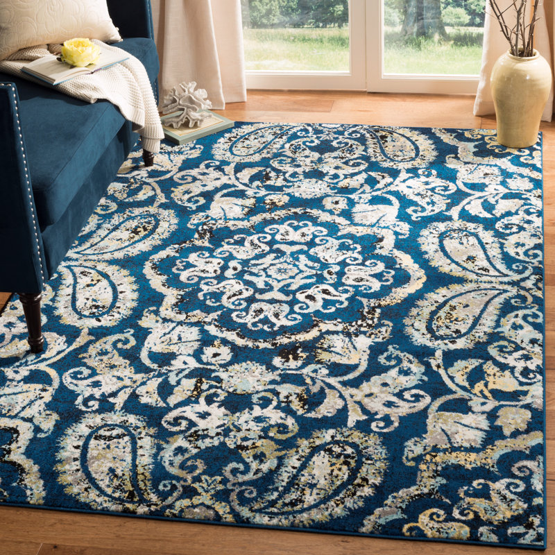 Evoke Performance Floral Rug, Rectangle 5'1" x 7'6"