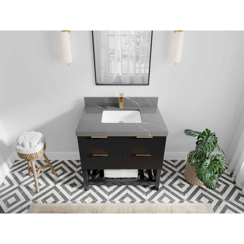 Ensemble de meuble-lavabo simple 36 po Chaka