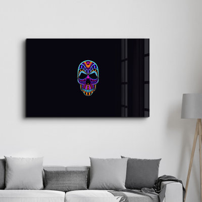 Peinture murale élégante en verre trempé 100% verre trempé, épaisseur: 0,16 pouce | Imprimé UV pour des couleurs éclatantes et une durabilité | Parfait pour la décoration intérieure et l'esthétique moderne