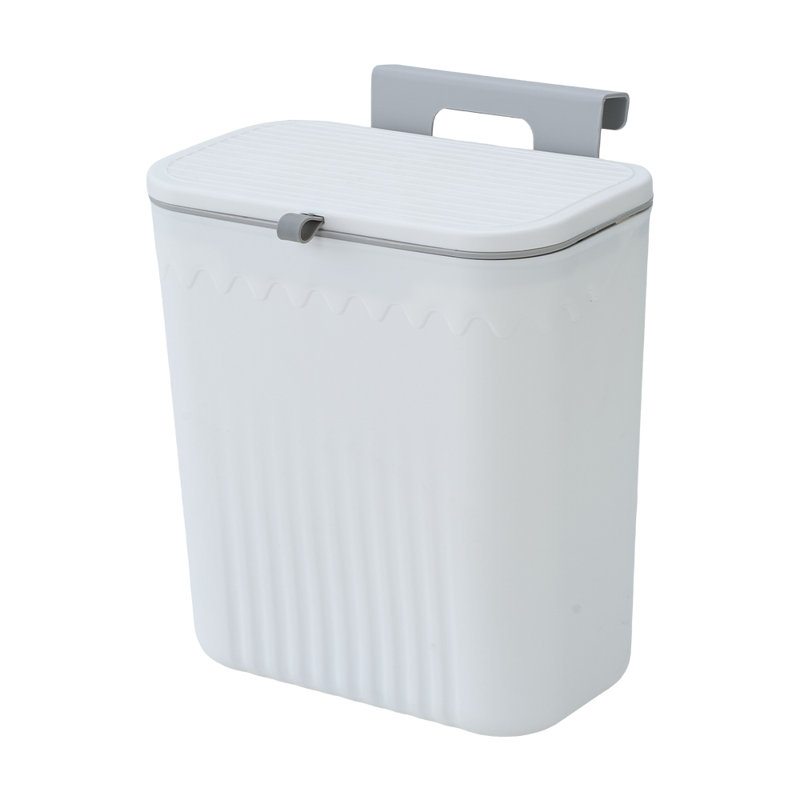 Pp Manual Lift Waste Bin - 7L, White