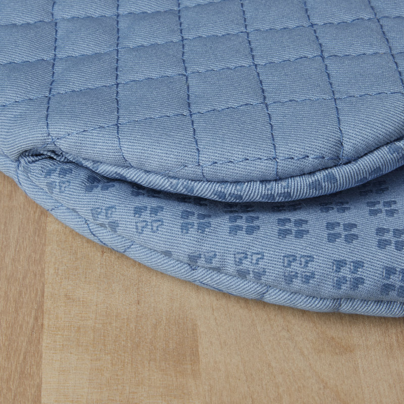 Mini-gant four texturé KitchenAid, Bleu mat