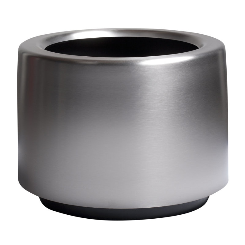 Metal Pot Planter, 50cm H x 65cm W