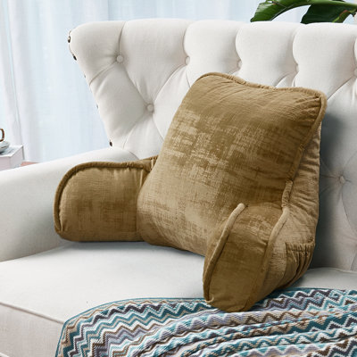 Housse et insert de coussin de lit texturé en velours
