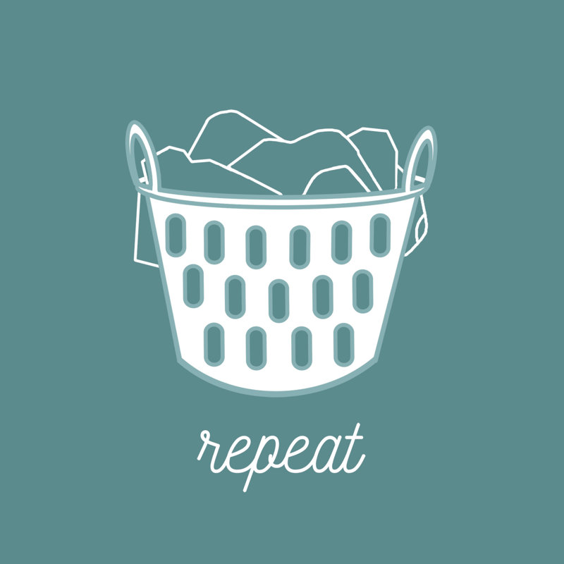 Bundle Repeat Basket - Wrapped Canvas Painting, 91cm H x 91cm W x 3.8cm D
