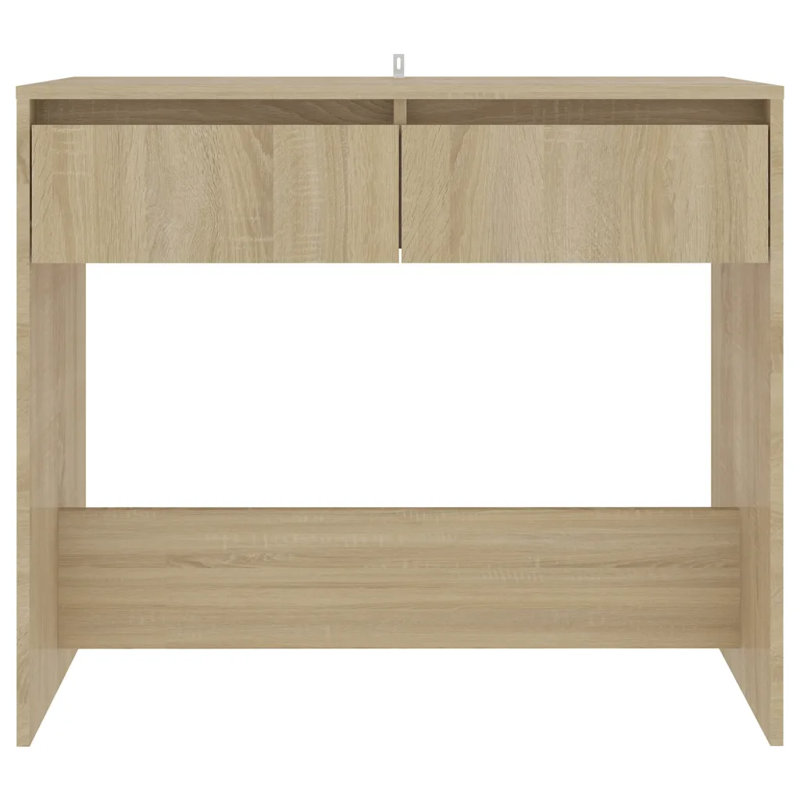 Isaish Console Table, 76.5cm H x 89cm W x 41cm D, Sonoma Oak