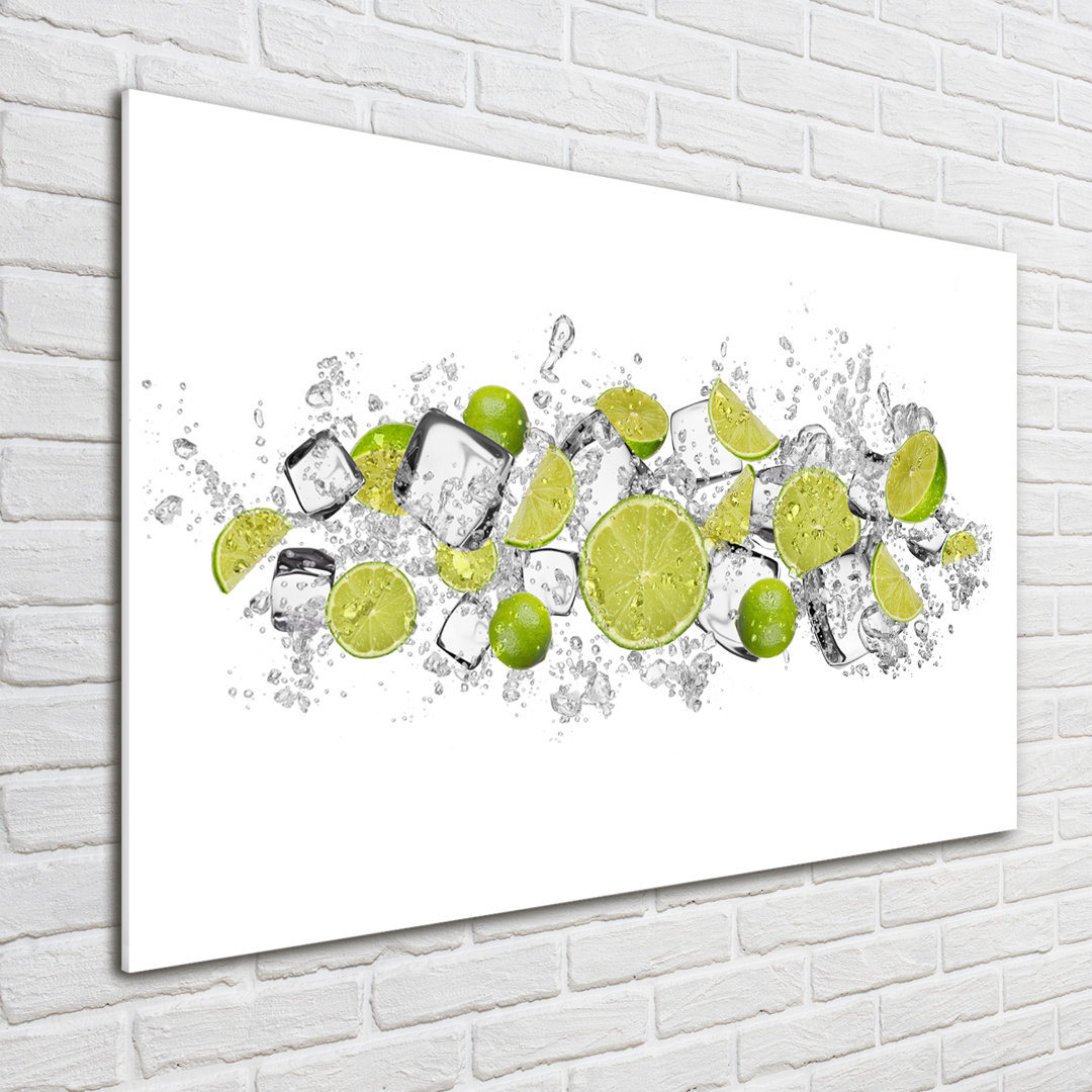 Limonka Ice Cubes - Unframed Art Prints on Glass