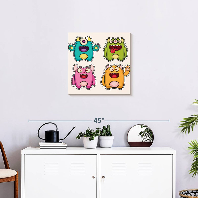 «Baby Monsters Hello», H 20 po x l 20 po