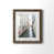 Papier, cadre noyer