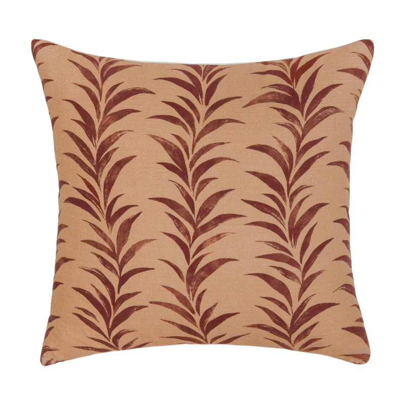 Alula Pillow Cover & Insert, Burgundy, Square 22"