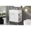 Meuble-lavabo de 21,8 po avec lavabo, armoire flottante murale, grand tiroir, tablette réglable, porte-papier hygiénique, système de fermeture en douceur-117193817