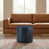 Navy Faux Leather