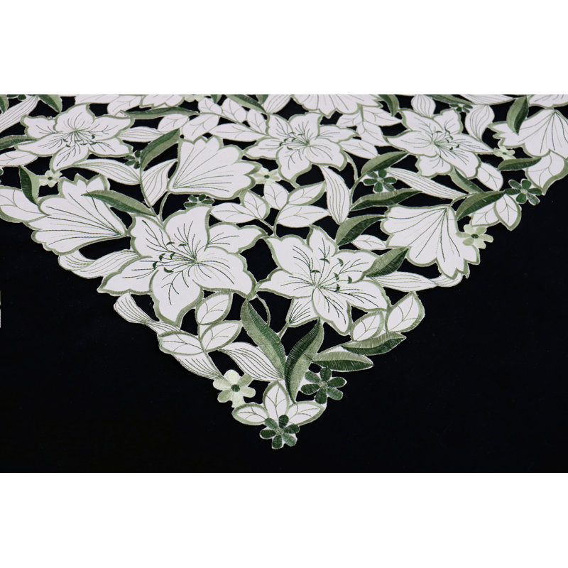 Floral Square Table Topper