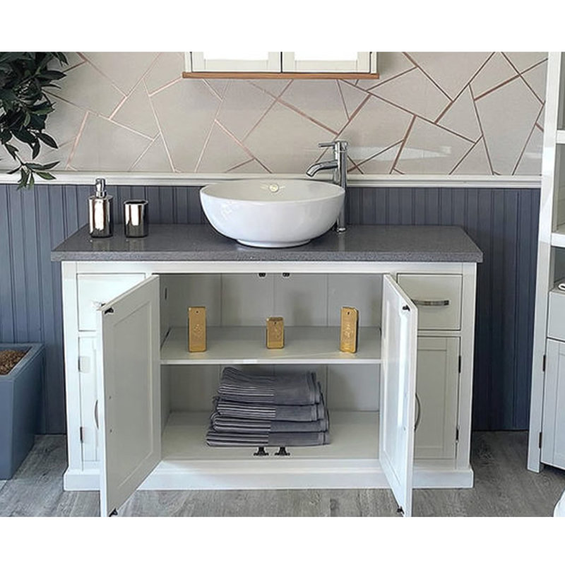 Archambault 1230mm Single Bathroom Vanity with Vessel Ceramic Basin