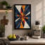 Starburst Geometry Geometric - Wrapped Canvas-335128769-335128779