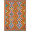 Tapis décoratif réversible en laine kilim oriental 3 x 5