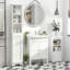 MDF / Particle Board Freestanding Linen Cabinet