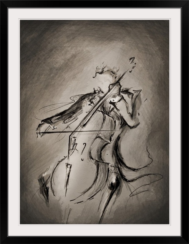 " The Cellist " by Marc Allante Red Barrel Studio® 