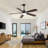 52 Inch Classics Ceiling Fan With Led Light 6 Speed Wind 5 Blades Remote Control DC Motor For Indoor-1130655108-1130655225