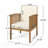 CASA ACACIA CLUB CHAIR, Deeply Seated Outdoor Comfort With Weather-Resistant Cushions And Durable Acacia Wood Frame-2029827861-2029827860