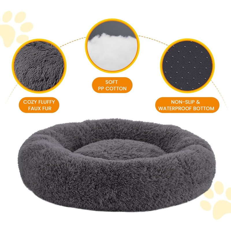 CloudNest plush fabric soft filling and anti slip bottom