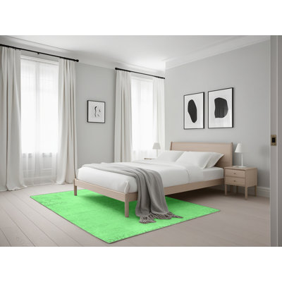 Tapis oriental en laine / polyester tissé à la machine Broadalbin
