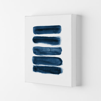 Blue Watercolour Strokes - Print