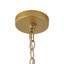 Mid-cenury Modern Oversized Branching Basket Leaf Chandelier