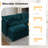 Clitheroe 6-Pieces Large Modular U-Shaped Sectional Sofa, Chenille Upholstered Couch with 2 Removable Ottomans-349618766