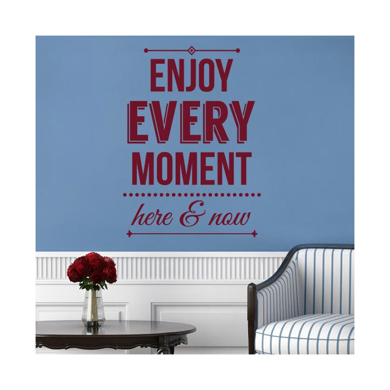 Wall Decal, Large, Burgundy
