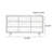 Simple groove Buffet Table-492143421